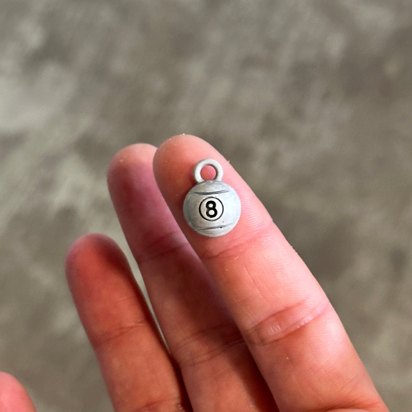 8 ball charm
