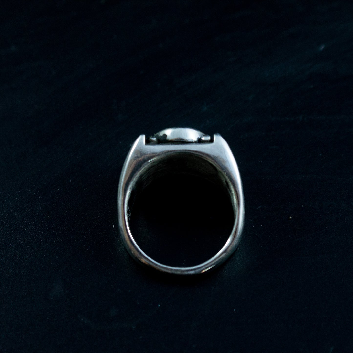 Custom Stone Ring with Starburst Sides