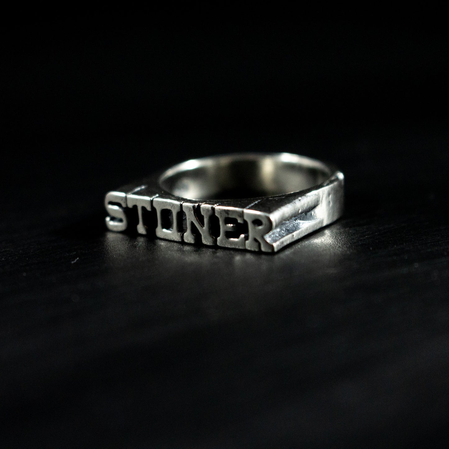 Stoner Ring in Sterling Silver