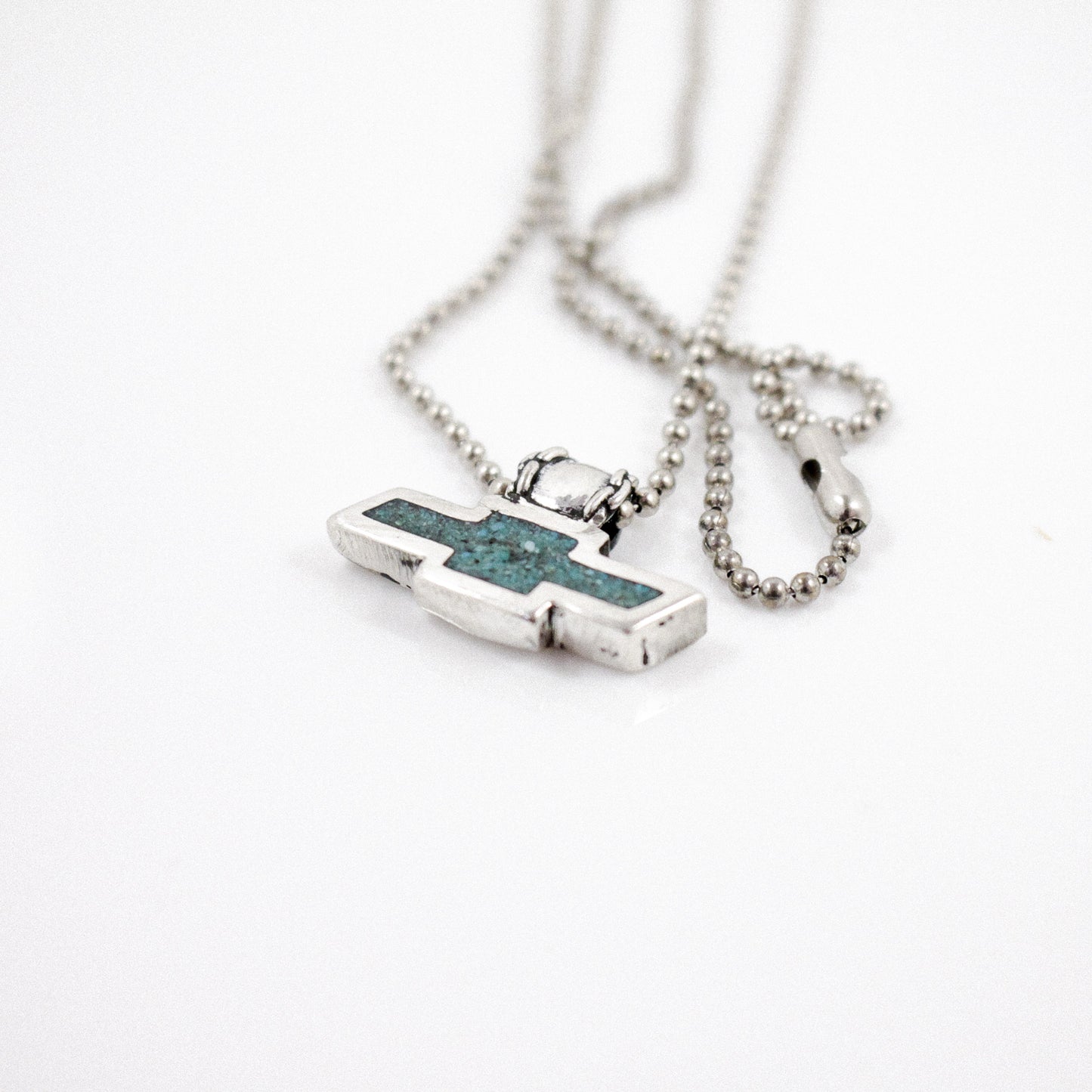 Chevy Bowtie Inlay Necklace