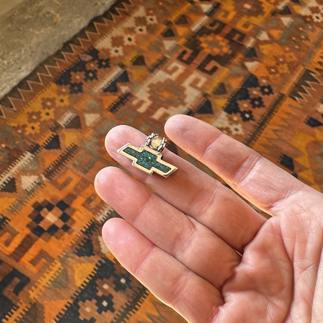 Chevy Bowtie Inlay Necklace
