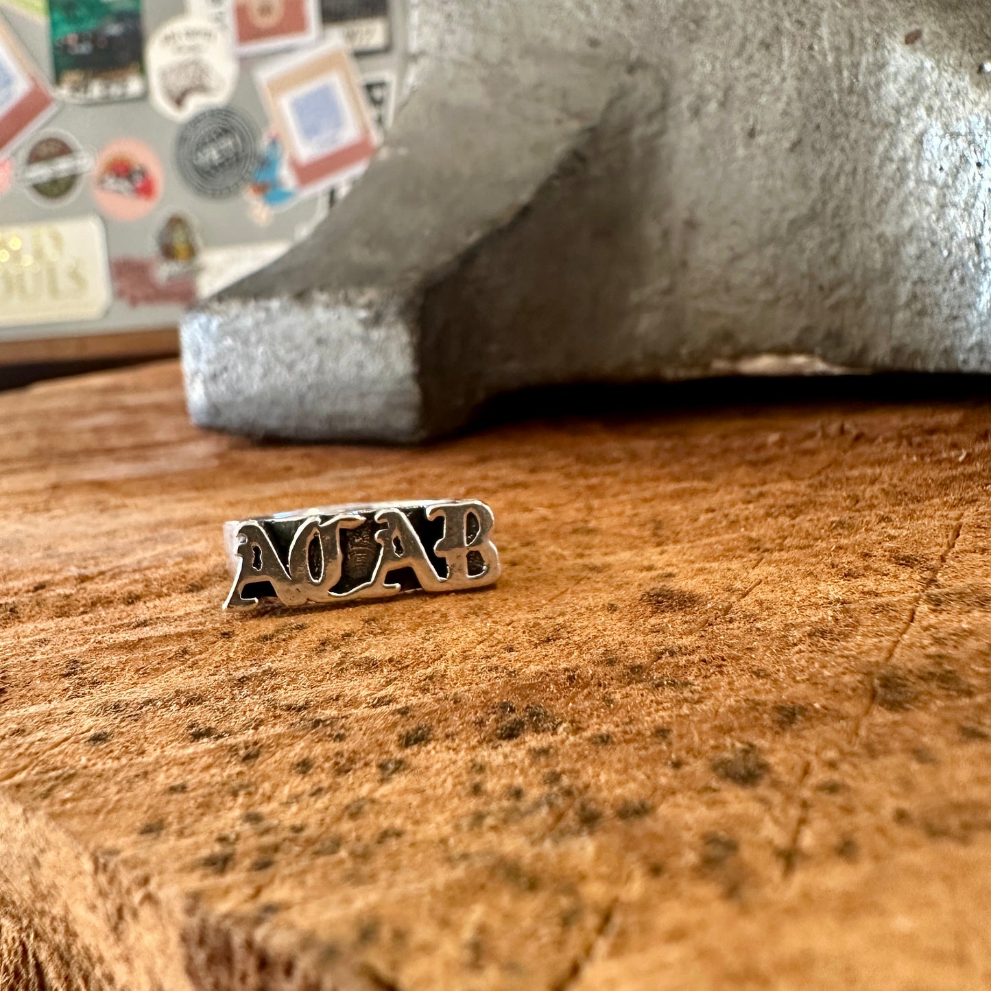 Old English ACAB Ring