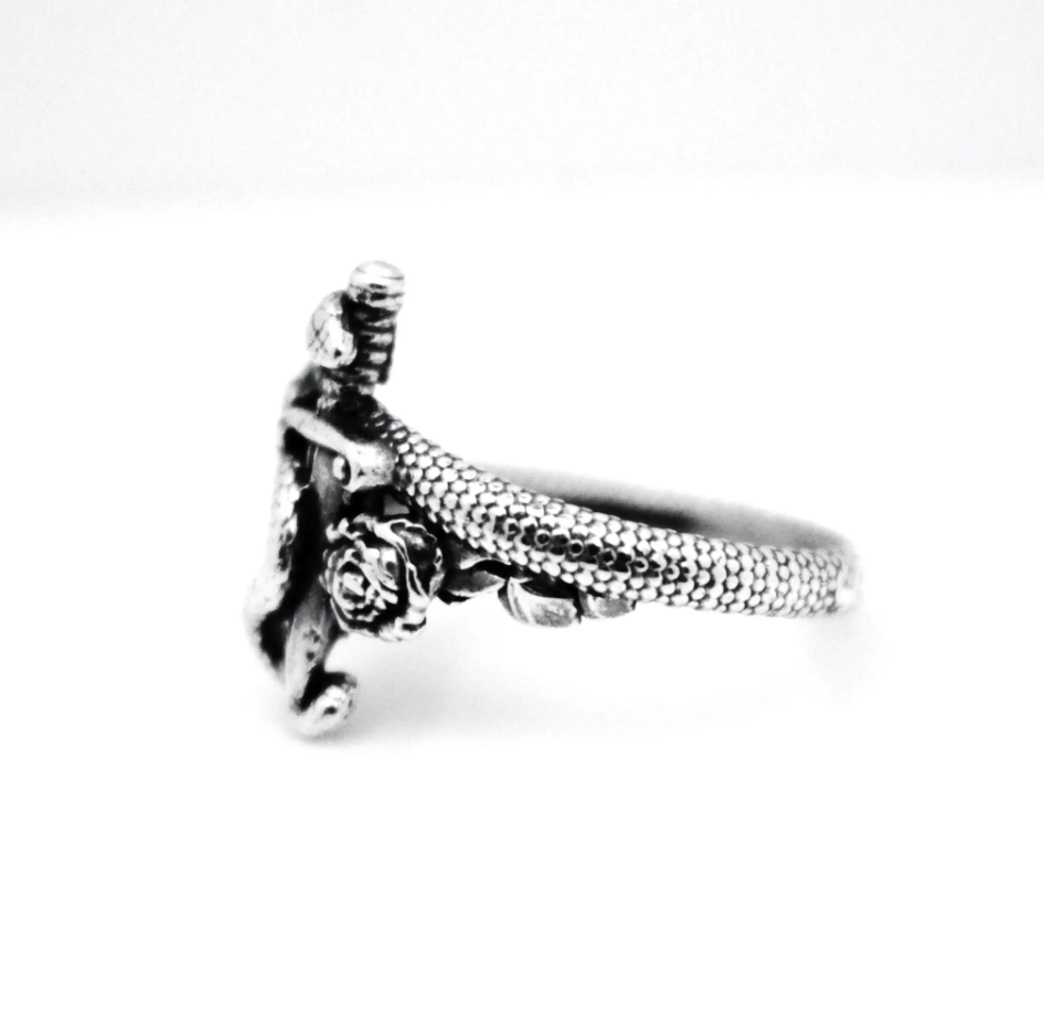 Snake & Dagger Ring