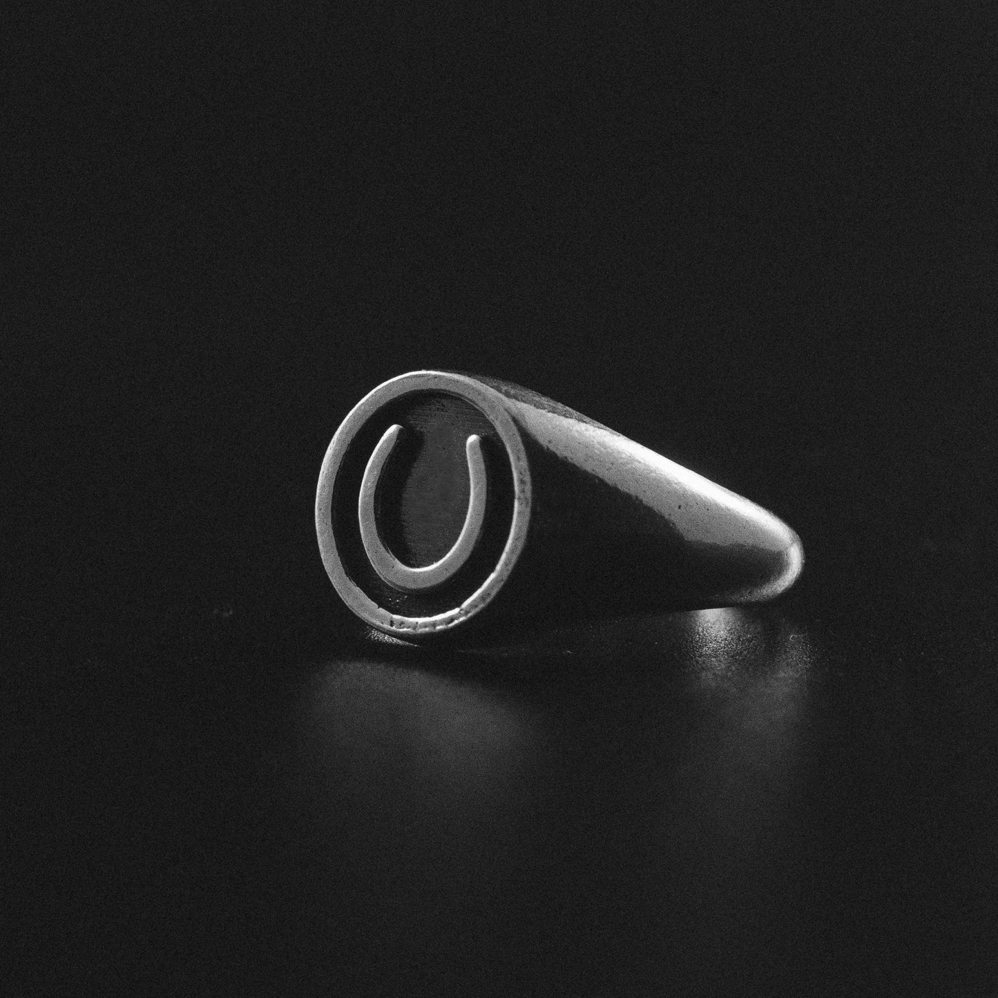 Horseshoe Signet Ring