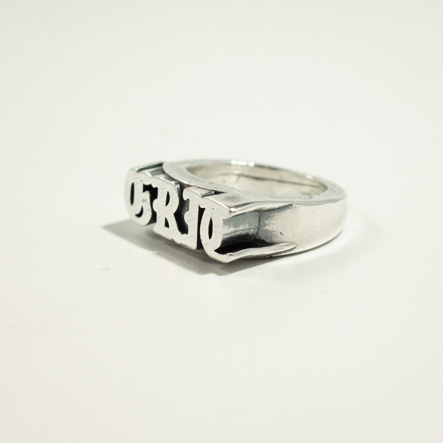 Custom 4-6 Letter Word or Name Plate Ring
