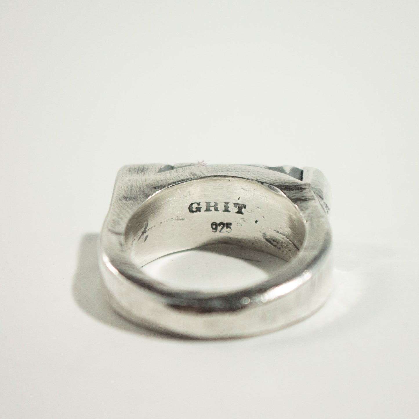 Custom 4-6 Letter Word or Name Plate Ring