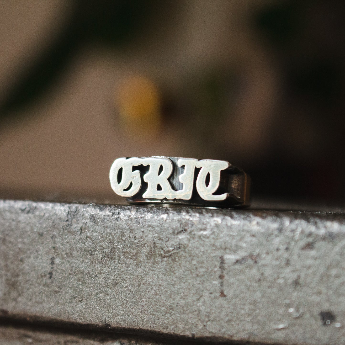 GRIT Solid Sterling Silver Ring