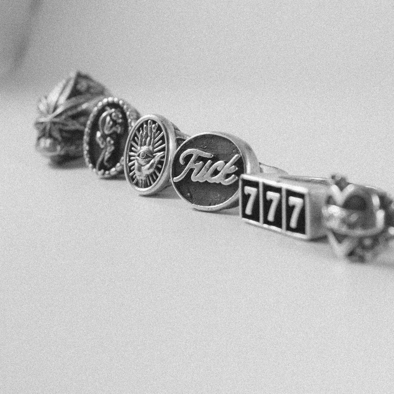 Crawling Panther Ring with Roses