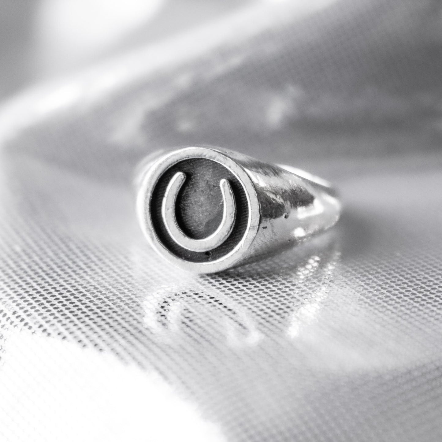 Horseshoe Signet Ring