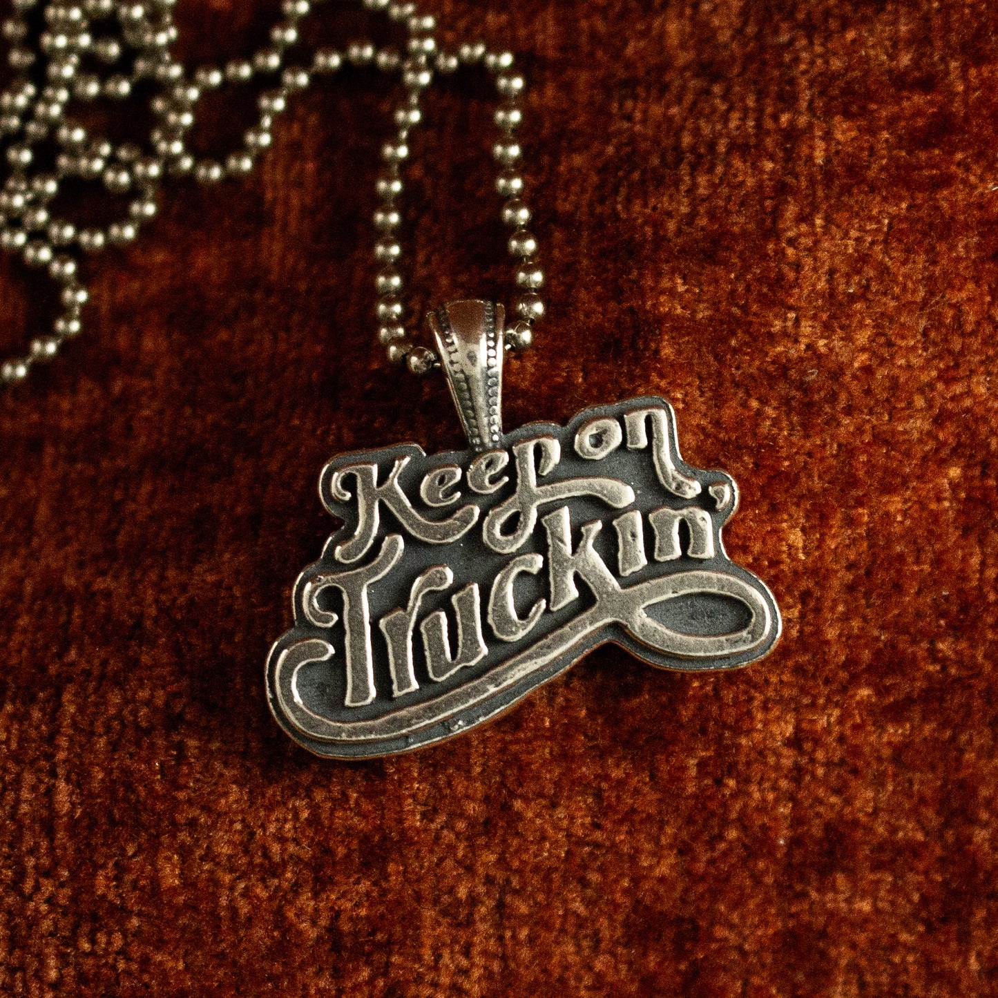 Keep On Truckin' Pendant with 22" Ball Chain