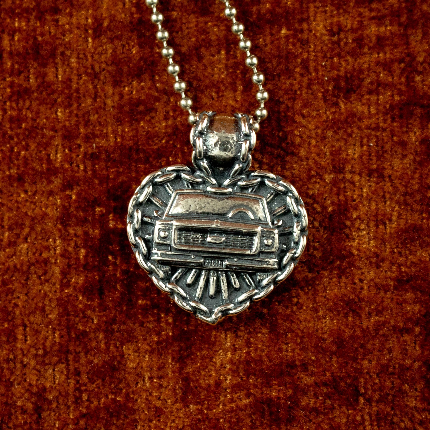 Heart Like a Truck Squarebody CHEVY Pendant