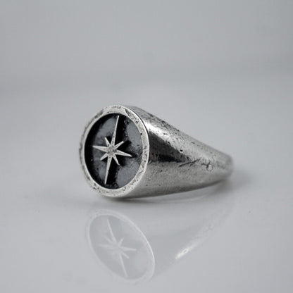 North Star Signet Ring