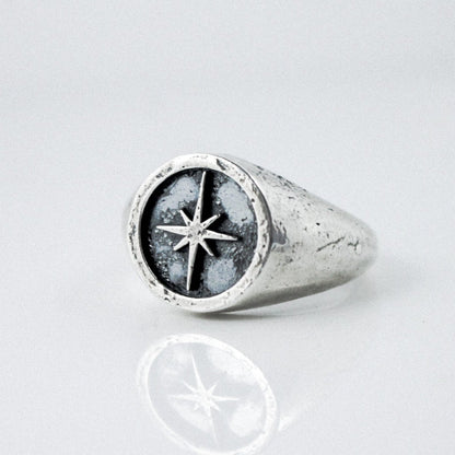 North Star Signet Ring