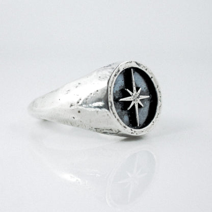 North Star Signet Ring