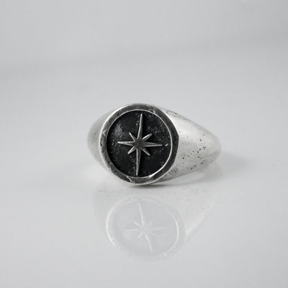 North Star Signet Ring