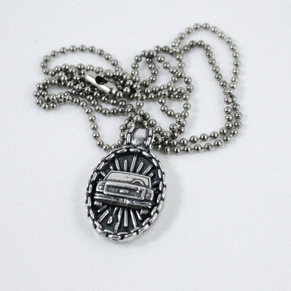 Oval 1970's Chevy C-10 Squarebody Truck Pendant