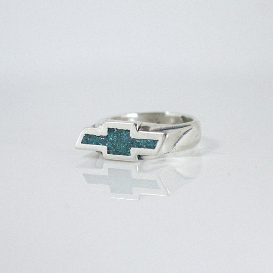 Chevy Bowtie Inlay Ring