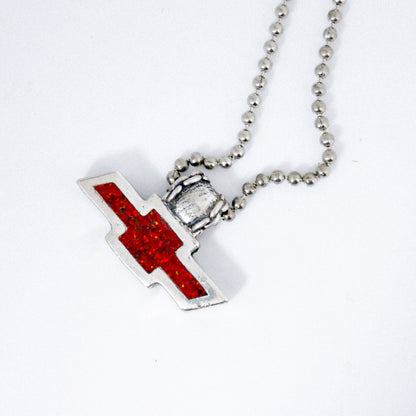 Chevy Bowtie Inlay Necklace