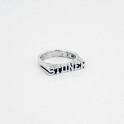 Stoner Ring in Sterling Silver