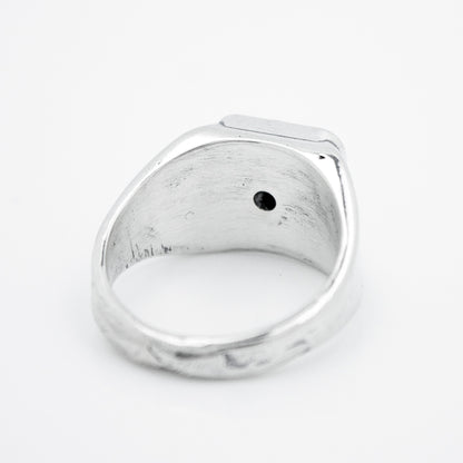 Stone Quilt Ring with Center Diamond