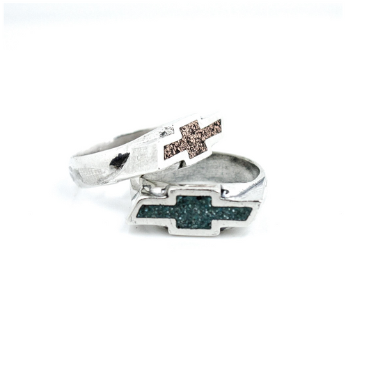 Chevy Bowtie Inlay Ring