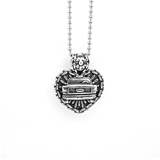 Ford F250 Heart Like a Truck Pendant