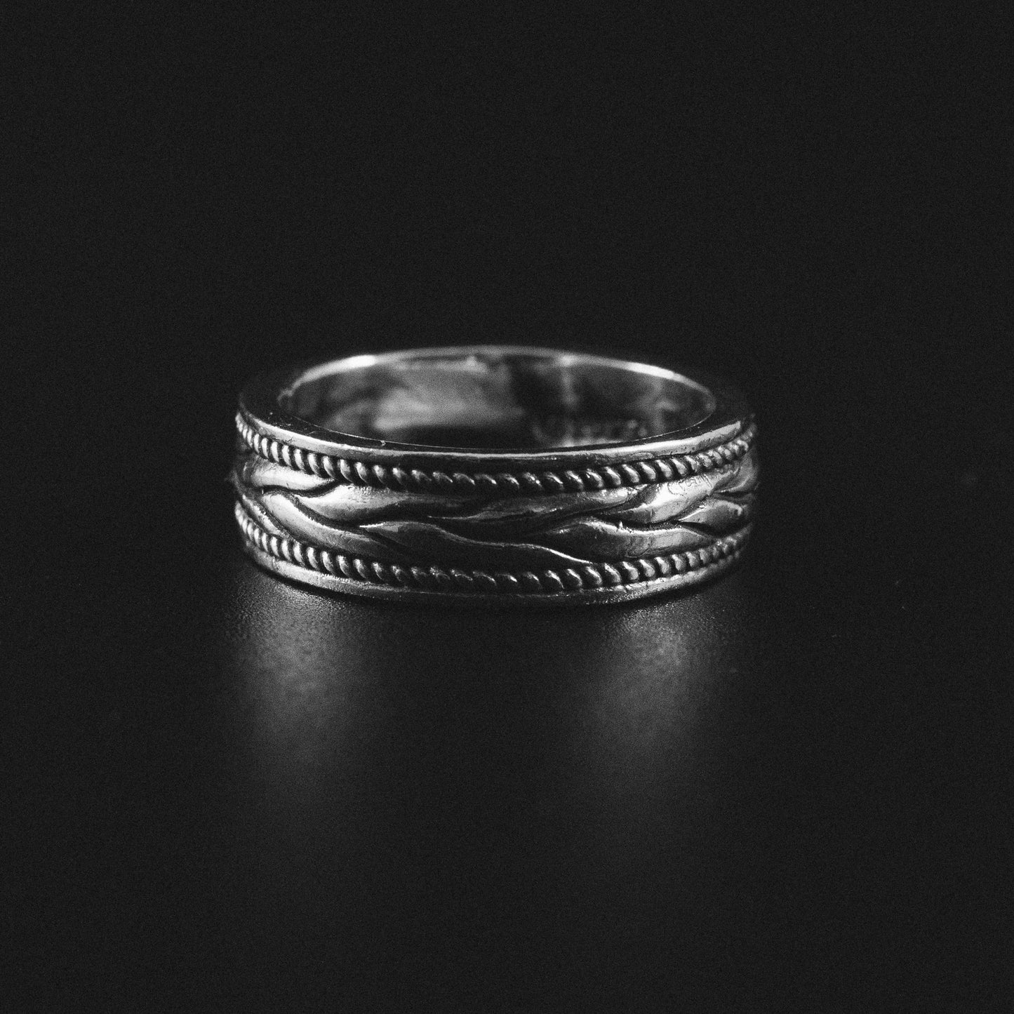 Braided Wheat Wedding Band