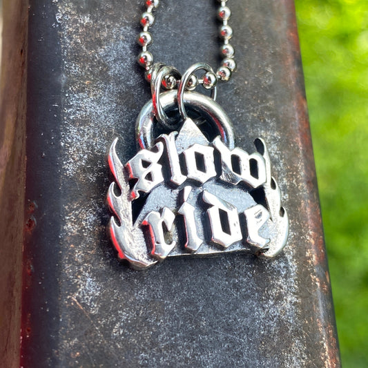 Chunky Flame Slow Ride Necklace