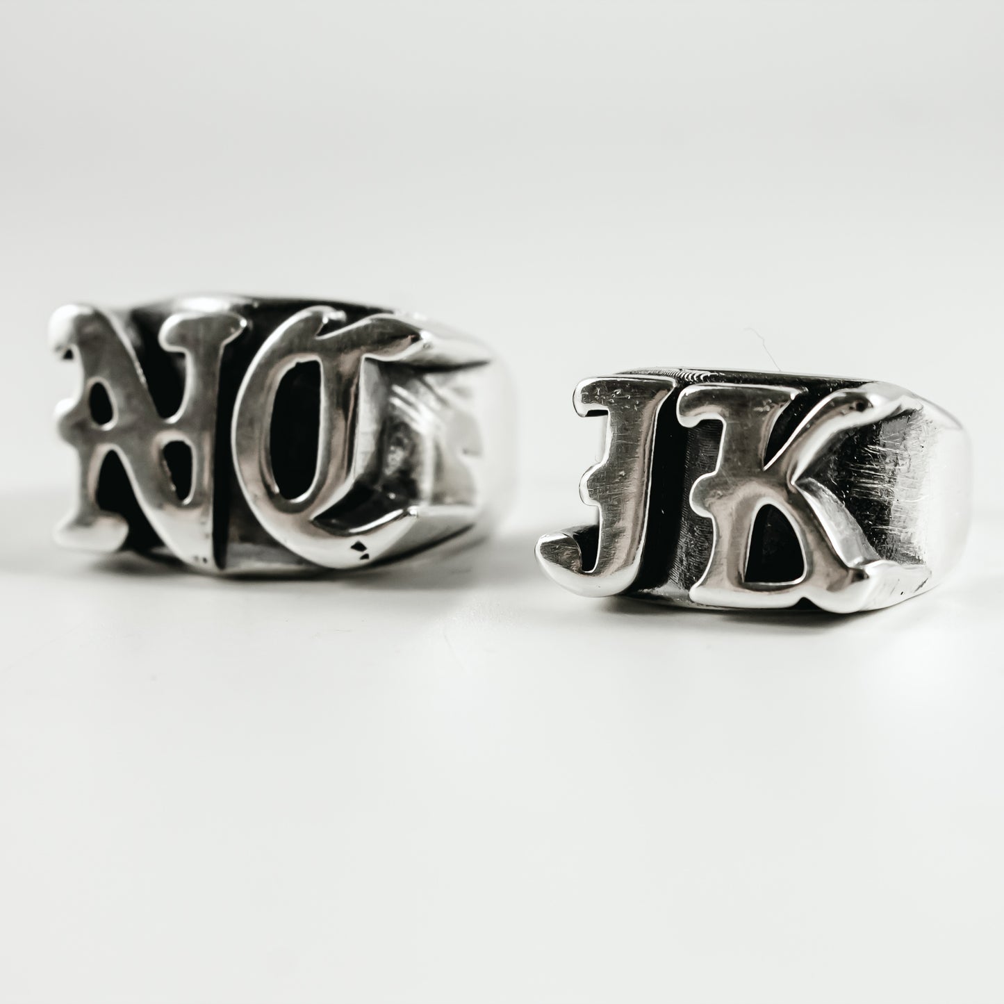 Custom Personalized Initials Ring 2 Letters