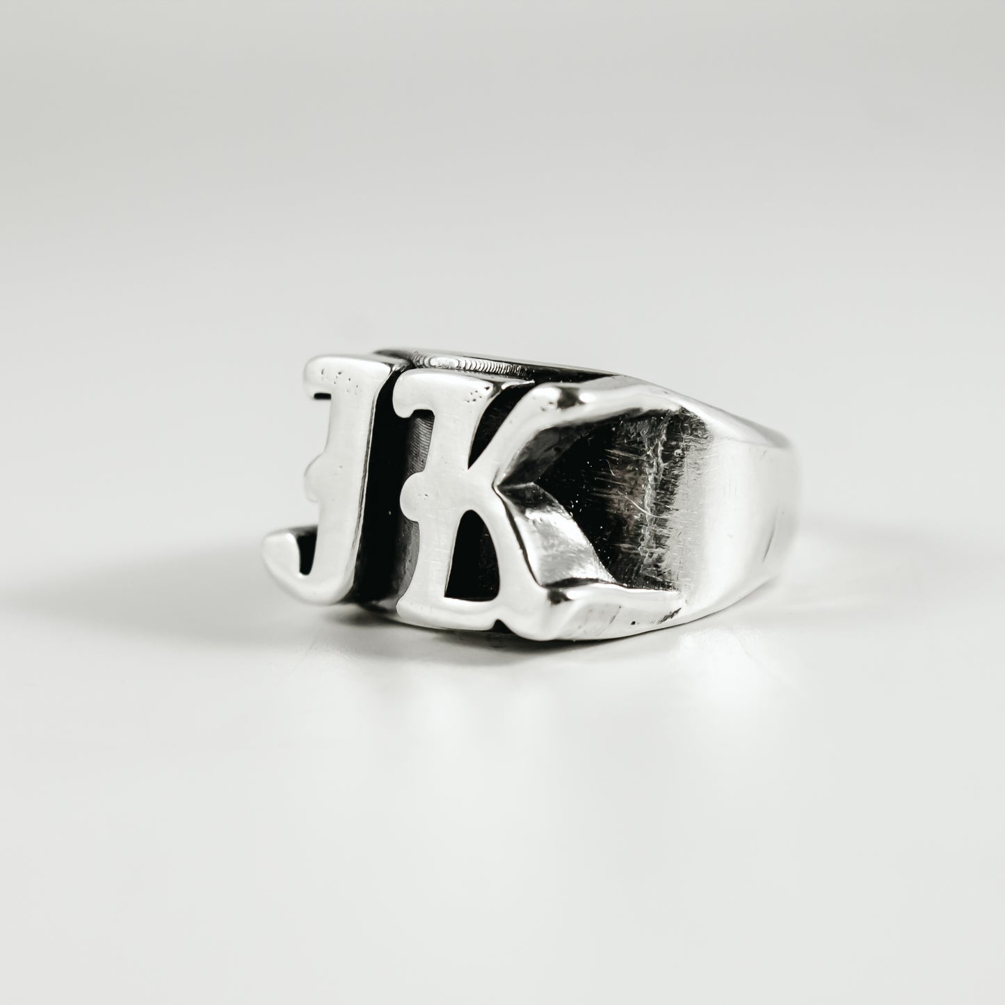 Custom Personalized Initials Ring 2 Letters