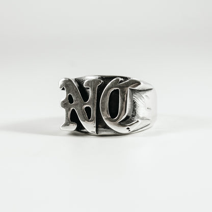 Custom Personalized Initials Ring 2 Letters