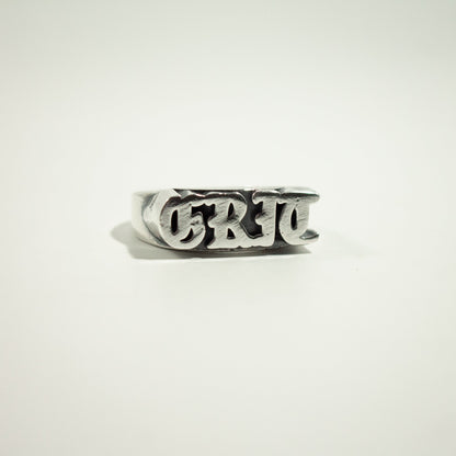 Customizable 4 Letter Word Ring