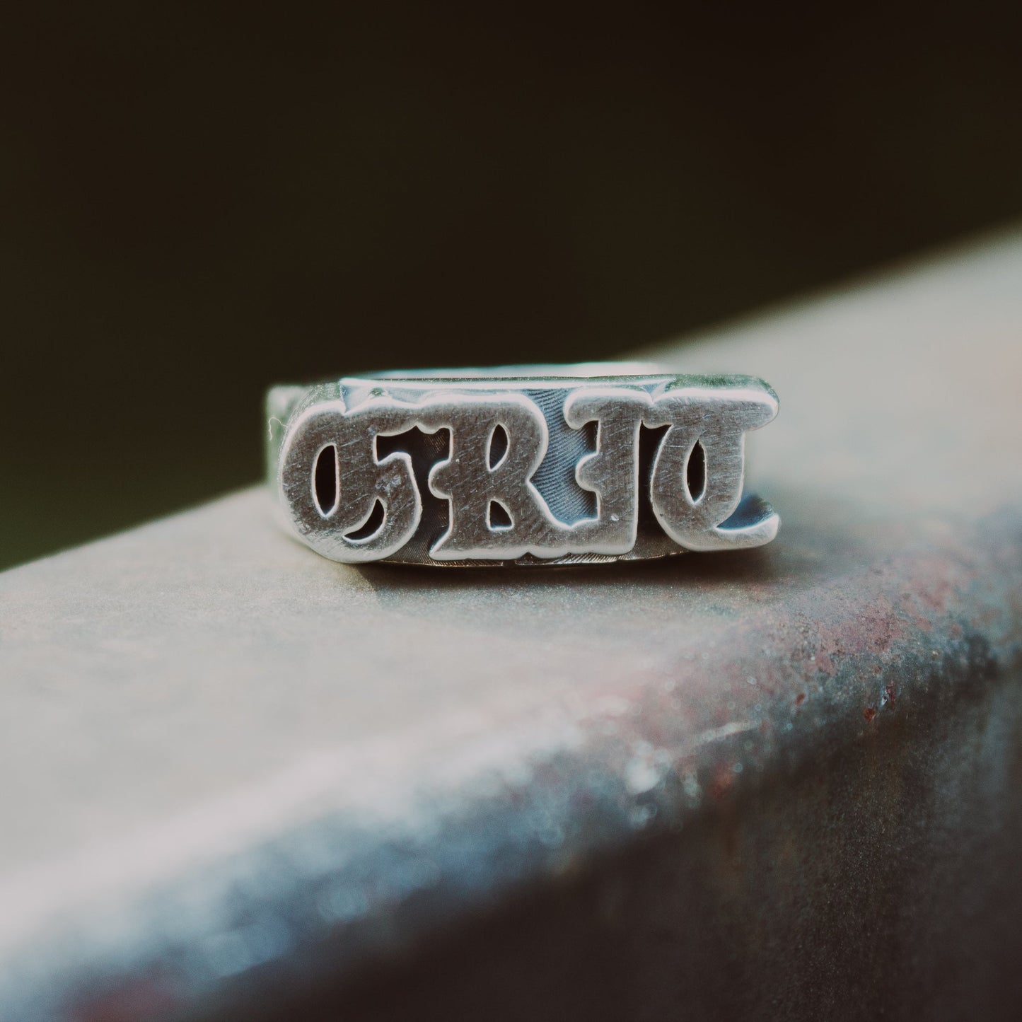 Customizable 4 Letter Word Ring