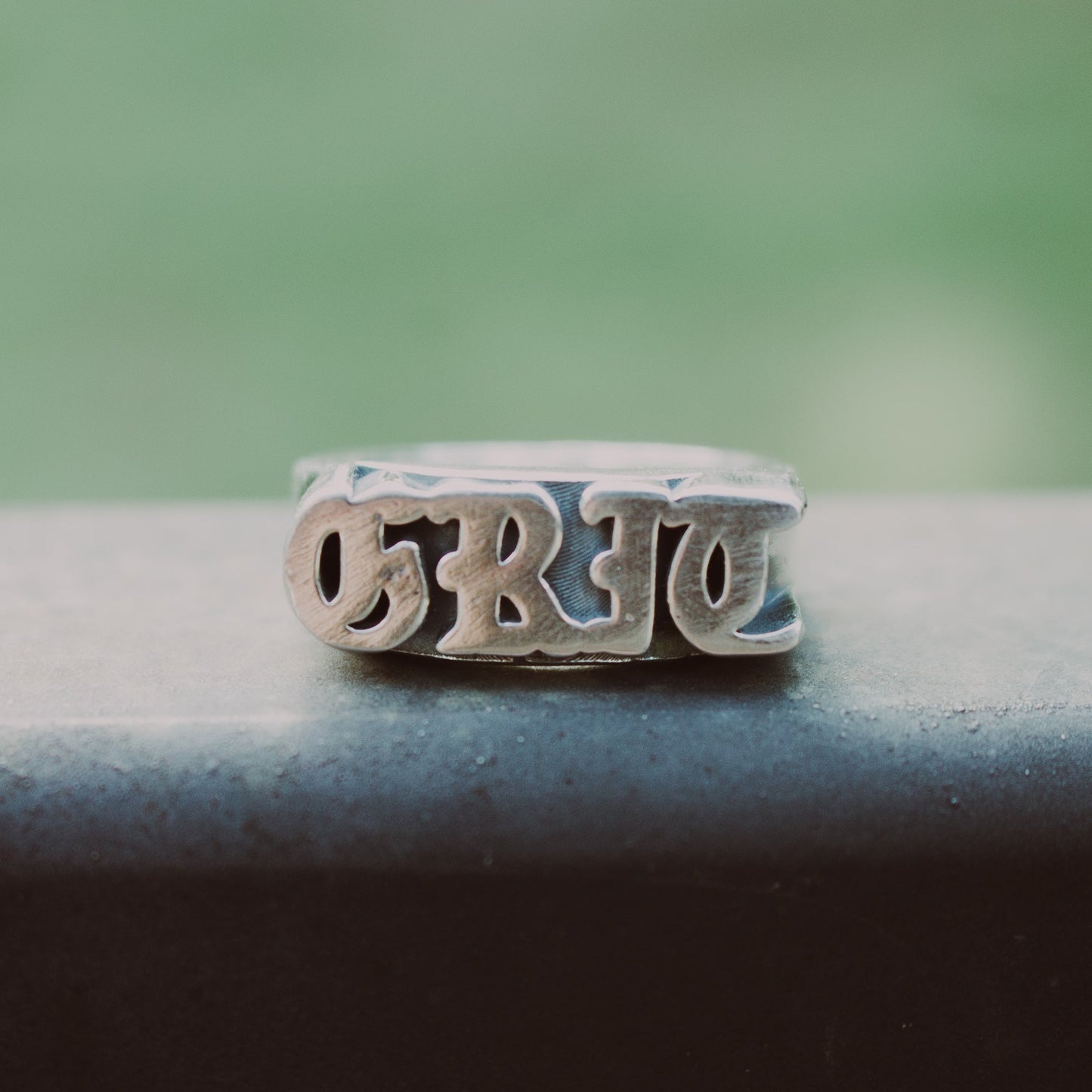 Customizable 4 Letter Word Ring